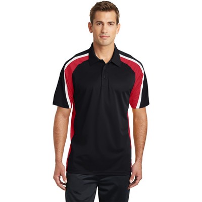 Sport-Tek® Tricolor Micropique Sport-Wick® Polo Shirt