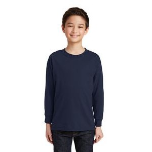 Gildan Youth Heavy Cotton 100% Cotton Long Sleeve T-Shirt