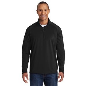 Sport-Tek® Men's Tall Sport-Wick® Stretch 1/2-Zip Pullover Sweatshirt