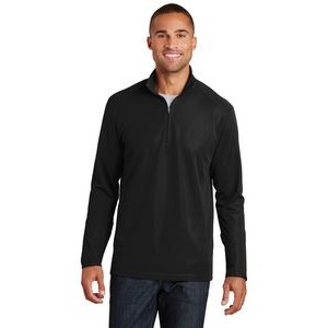 Port Authority® Men's Pinpoint Mesh 1/2-Zip Shirt