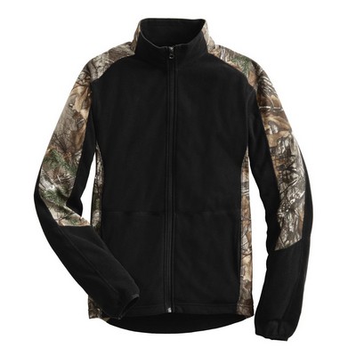 Port Authority® Men's Camouflage Microfleece Full-Zip Jacket