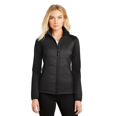 Port Authority® Ladies' Hybrid Soft Shell Jacket