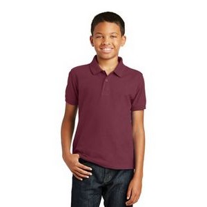Port Authority Youth Core Classic Pique Polo Shirt