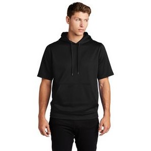 Sport-Tek® Sport-Wick® Fleece Short Sleeve Hooded Pullover