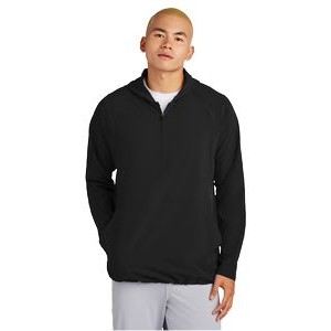 Sport-Tek® Repeat 1/2-Zip Long Sleeve Hooded Jacket