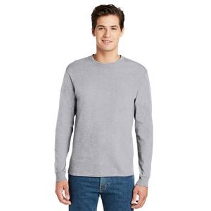 Hanes Men's Tagless 100% Cotton Long Sleeve T-Shirt