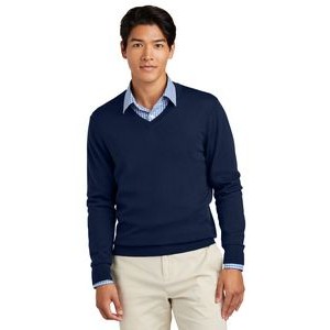 Brooks Brothers Washable Merino V-Neck Sweater