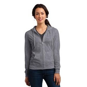 District Women's Fitted Jersey Full-Zip Hoodie