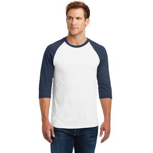 Gildan® Men's Heavy Cotton™ ¾-Sleeve Raglan T-Shirt