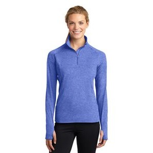 Sport-Tek Ladies' Sport-Wick Stretch 1/4-Zip Pullover Sweatshirt