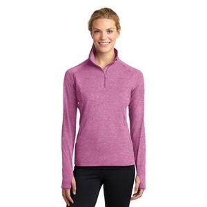 Sport-Tek® Ladies' Sport-Wick® Stretch 1/4-Zip Pullover Sweatshirt