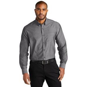 Port Authority® Long Sleeve Chambray Easy Care Shirt