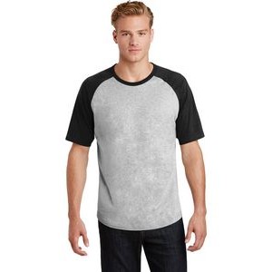 Sport-Tek® Men's Short Sleeve Colorblock Raglan Jersey Shirt