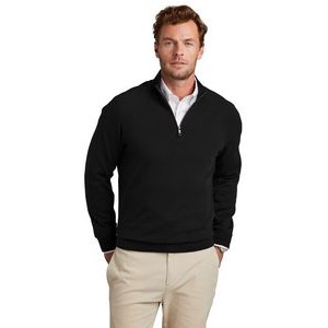 Brooks Brothers® Cotton Stretch ¼-Zip Sweater