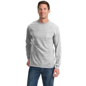 Port & Company® Men's Long Sleeve Essential Pocket T-Shirt