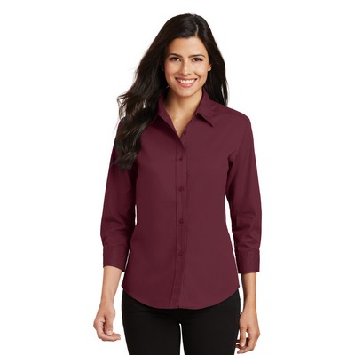 Port Authority® Ladies' Easy Care 3/4 Sleeve Shirt