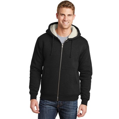 Cornerstone® Men's Heavyweight Sherpa-Lined Hooded Fleece Jacket