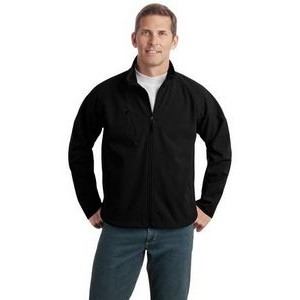 Port Authority Men's Tall Textured Soft Shell Jacket