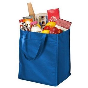 Port Authority® Extra Wide Polypropylene Grocery Tote