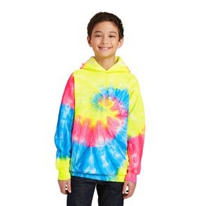 Port & Company® Youth Tie-Dye Pullover Hooded Sweatshirt