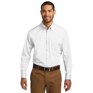 Port Authority® Tall Long Sleeve Carefree Poplin Shirts
