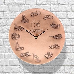 Mercer 9" Copper Plate Clock