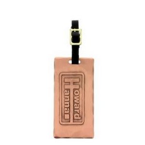 Wexford Rectangle Copper Luggage/Golf Bag Tag