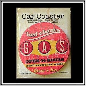 Single Packaged Absorbent Stone Car Coaster (2.5