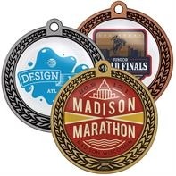 Speed Medal - 2.5" 3D Wreath - 6 Day Production