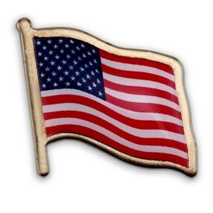 American Flag Lapel Pin - Made in USA