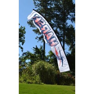 Wing Flag 17.4' "Banner" Kit, Single Reverse Print