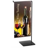 Mini Wire Banner Stand 19" tall + Visual Single Sided