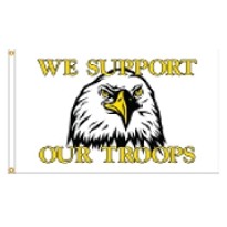 Support Our Troops Boutique Flag (3'x5')