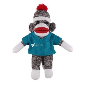 Orginal Sock Monkey (Plush) in scrub shirt