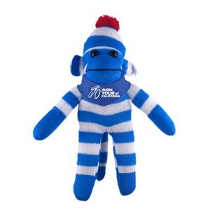 Blue Sock Monkey (Plush) with Bandana
