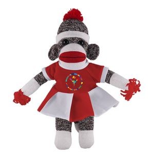 Orginal Sock Monkey (Plush) with Cheerleader Outfit