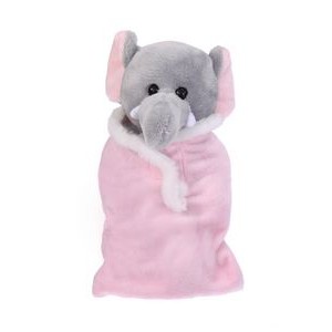 Soft Plush Elephant in Baby Sleep Bag Stuffed Animal