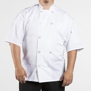 Delray Short Sleeve Chef Coat (2XL-3XL)