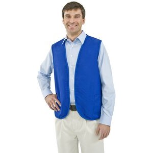 USA Made Non-Button Twill 2 Pocket Vest (2XL-3XL)- Stocked