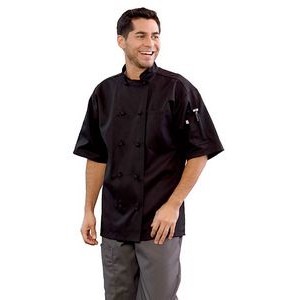 Black Monterey Chef's Coat (XS-XL)