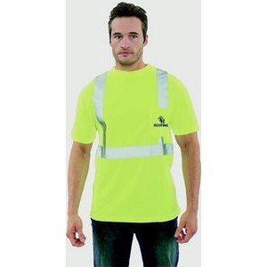 High Visibility Safety Short Sleeve Shirt, Printed