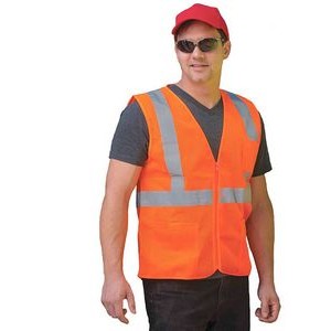 High Visibility Safety Vest, Printed Pocket