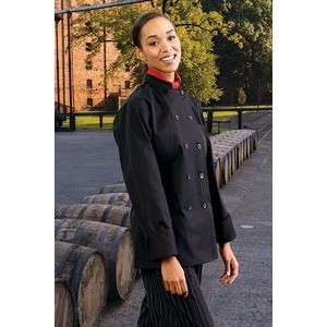 Napa Women's Black Chef Coat (XS-XL)