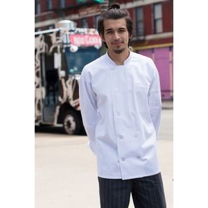 Classic Chef Coat with Mesh - WHITE