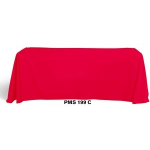 Blank Polyester Poplin 6' Table Cover (132"x90")