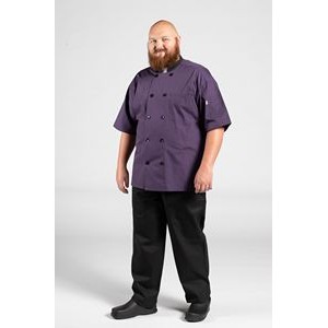 Black Traditional Chef Pants w/2" Elastic Waist (XS-XL)