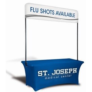 6' Table Top Billboard Double Sided Banner (Quarter Height)