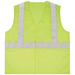 High Visibility Safety Vest, Printed No Pocket