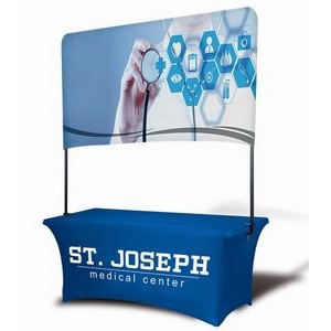 6' Table Top Double Sided Banner (Half Height)