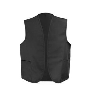 USA Made Non-Button Twill 2 Pocket Vest (S-XL)- Stocked